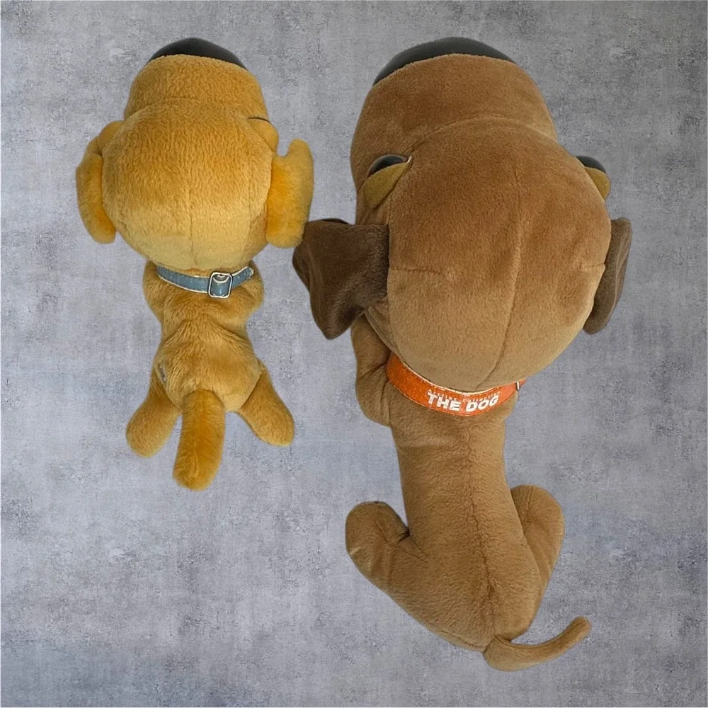 Artlist Collection THE DOG Plush Lot‎ 2 Tan Brown 2002 Play Along